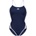arena Дамски бански костюм Arena Womens Icons Solid Super Fly Back Swimsuit - Navy/White