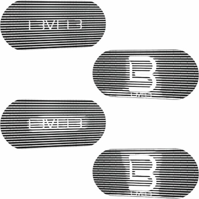 L3VEL3 Hair Grips - oddeľovač vlasov, 4 ks