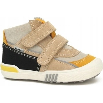 Bartek dětské boty chlapecké kožené boty na suchý zip