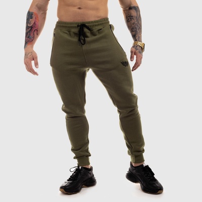 Iron Aesthetics jogger tepláky Round zelené – Hledejceny.cz
