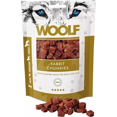 Woolf Cat Rabbit Chunkies 100 g