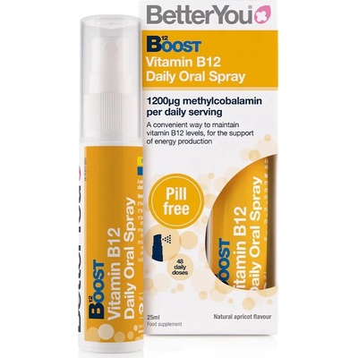 BetterYou Boost Орален спрей, Vitamin B12, 25 ml, 48 дневни дози, Better You