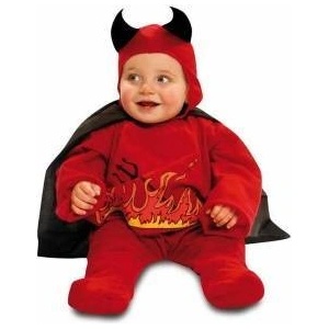 BigBuy Carnival Маскировъчен костюм за бебета Diablo 3 Части Размер 7-12 месеца
