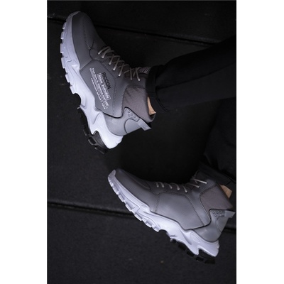 Riccon Унисекс спортни боти 0012109 - Опушеносиви #326264 (326264_Антрацита)