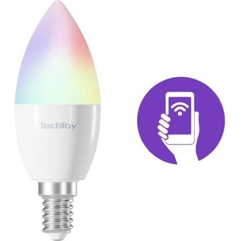 TechToy SMART žiarovka TSL-LIG-E14, RGB, E14, 4,4W