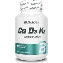 BioTech USA Ca D3 K2 90 kapsúl