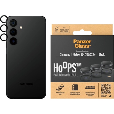 Panzer Протектор за камера PanzerGlass - Hoops, Galaxy S24/S23/S23 Plus, черен (5711724012075)