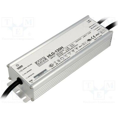 MEAN WELL HLG-120H-12B Napájecí zdroj: spínaný; LED; 120W; 12VDC; 10A; 90÷305VAC; IP67