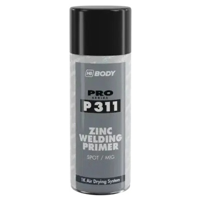 HB BODY zinc spot mig 425 - 1k antikorózna základná zinková farba čierna v spreji 400ml