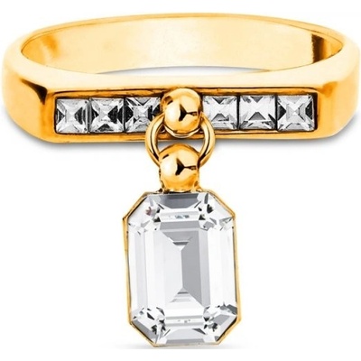Spark prsten čirý se Swarovski Elements Royal 13966 2101 Krystal