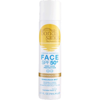 Bondi Sands Spf 50+ Fragrance Free Face Mist Спрей за лице 60gr