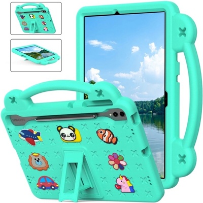 Vsetkonamobil 66749 FANY Detský kryt na tablet pre Samsung Galaxy Tab S9 FE+ zelený