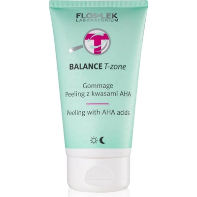 FLOSLEK Balance T-Zone Gommage пилинг за смесена кожа 125 гр