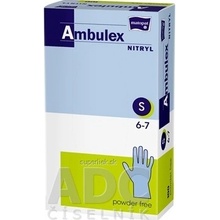 Ambulex NITRYL nesterilné nepudrované biele 1x100 ks