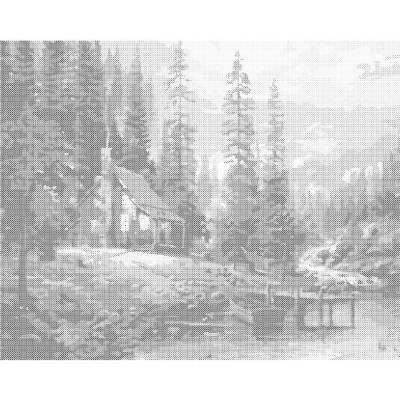ZUTY Bodkovanie - ZRUB Rámovanie: bez rámu a bez vypnutia plátna, Rozmer: 40x50 cm