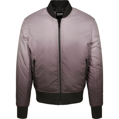 Urban Classics Мъжко яке в черно и сиво от Urban Classics Gradient BomberUB-TB3144-00029 - Черен, размер S