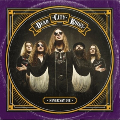 DEAD CITY RUINS - NEVER SAY DIE PURPLE L - 1LP