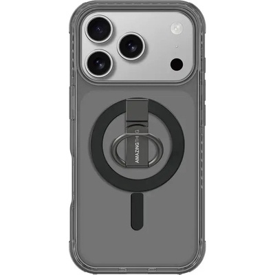 AMAZINGTHING Titan Pro Grip Ring Set Case за iPhone 17 Pro Max Съвместим с MagSafe - черен (IP176.9PTRBK)