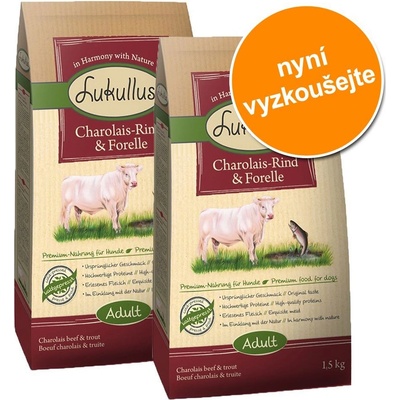 Lukullus Barbarie kachna & jehněčí maso 2 x 1,5 kg