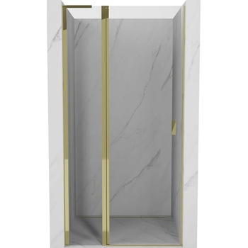 Mexen Mist L врати за душове отваряеми 100 см, прозрачни, златисти - 8A4L-100-000-50-00 (8A4L-100-000-50-00)