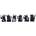 Nemesis Now Комплект статуетки Nemesis Now Adult: Humor - Cat Crusaders (U6957A25)