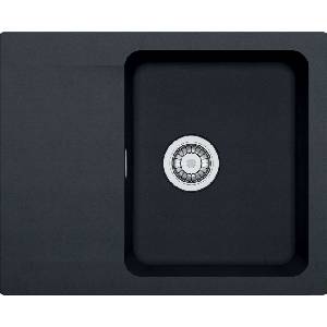 Franke Orion - Мивка от тектонит OID 611-62, 62x50 см, черна 114.0288. 569 (114.0288.569) Мивка за вграждане
