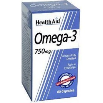 HEALTHAID Хранителна добавка Омега 3 750 мг, Health Aid Omega-3 750Mg 60caps