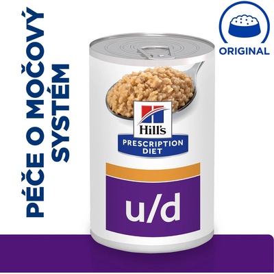 Hill's Prescription Diet U/D Starostlivosť o močový systém konzerva pre psov 370 g