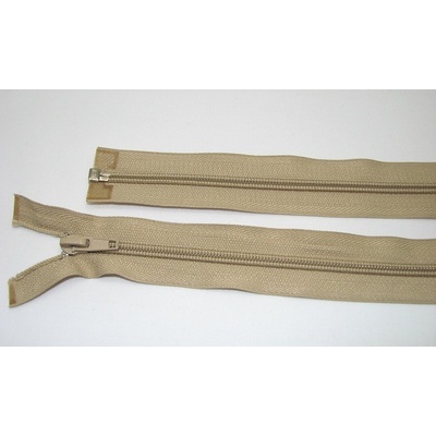 Zips špirála deliteľný 5mm - dĺžka 70cm,béžový