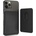 SwitchEasy MagWallet Leather Card Holder with MagSafe - кожен портфейл (джоб) за прикрепяне към iPhone с MagSafe (черен)