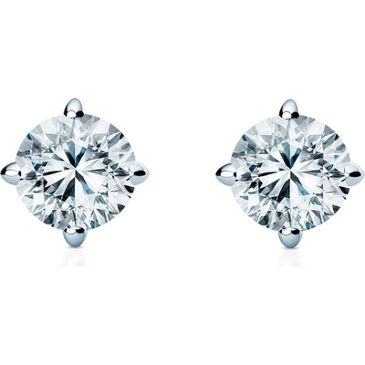 SAVICKI Обеци The Light: бяло злато, лабораторни диаманти