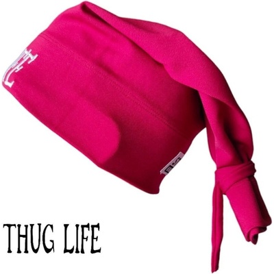 Street Knowledge Бийни шапка в червено с бродерия Thug life Beanie Street KnowledgeSK-0070 - Червен, размер S/M