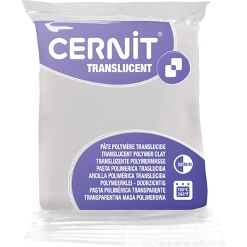 Cernit Polymer Clay Translucent Полимерна глина Glitter White 56 g (CE0920056010C)