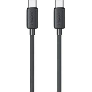 USAMS Кабел USAMS KY Series 60W за USB-C 1м, черен (Usa001599)