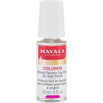 Mavala Nail Beauty Colorfix vrchní zpevňující lak na nehty 10 ml
