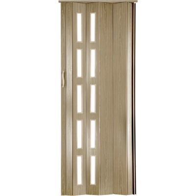 STANDOM Shrnovací dveře prosklené ST6 Dub sonoma 65,5 cm