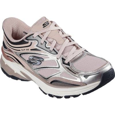 Skechers Маратонки Skechers Women's Metallic Overlay Mesh Slip On Trainers - Rose