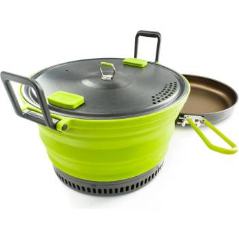 GSI Outdoors Escape Set 3 L Pot + Fry Pan Цвят: светло зелен