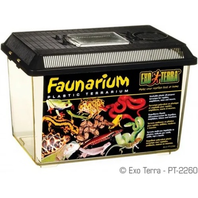 EXO TERRA FAUNARIUM / ALL-PURPOSE TERRARIUM - пластмасов универсален терариум за влечуги, земноводни, мишки, паякообразни и насекоми, 30 x 19, 5 x 20, 5 см, ГЕРМАНИЯ - PT2260