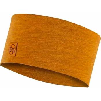 Buff merino Wide solid mustard