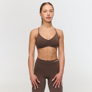 GymBeam Спортен сутиен Fierce Cappuccino XS