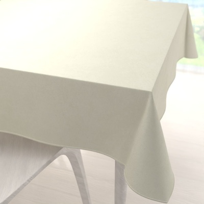 Biante Sametový čtvercový ubrus Velvet Premium SVP-003 Smetanový 110x110cm