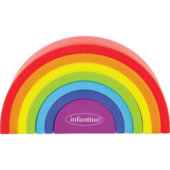Infantino Комплект форми за подреждане Infantino - Дъга (IN315280)