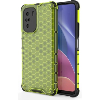 HQWear Калъф Honeycomb Case armor за Xiaomi Redmi K40 Pro+ / K40 Pro / K40 / Poco F3, зелен (KXG0014665)