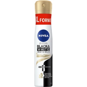 Nivea Black & White Invisible Silky Smooth 48h deo spray 200 ml