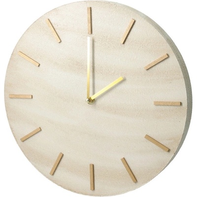 Home Styling Collection Minimalistické nástenné hodiny Sum, mramorový vzor, priemer 30 cm