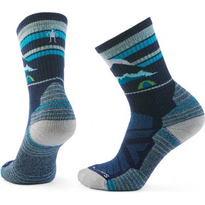 Smartwool Дамски туристически чорапи Smartwool Women's Hike Light Cushion New Pattern Crew Socks Walking socks - Deep Navy - размер 34-37 (EU) (201-8346-0411)