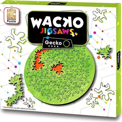 Eureka Дървен логически пъзел Eureka - Jigsaw Gecko (473490)