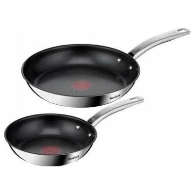 Tefal Sada pánví B817S255 Intuition Inox 20/26 cm 2 ks indukce