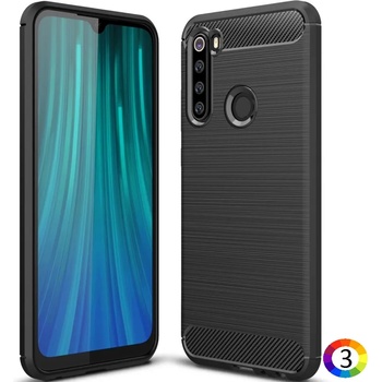 Image 1 of Xiaomi Redmi Note 8 Удароустойчив Carbon Fiber Калъф и Протектор
